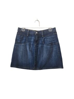 Paper Denim & Cloth Denim Mini Skirt